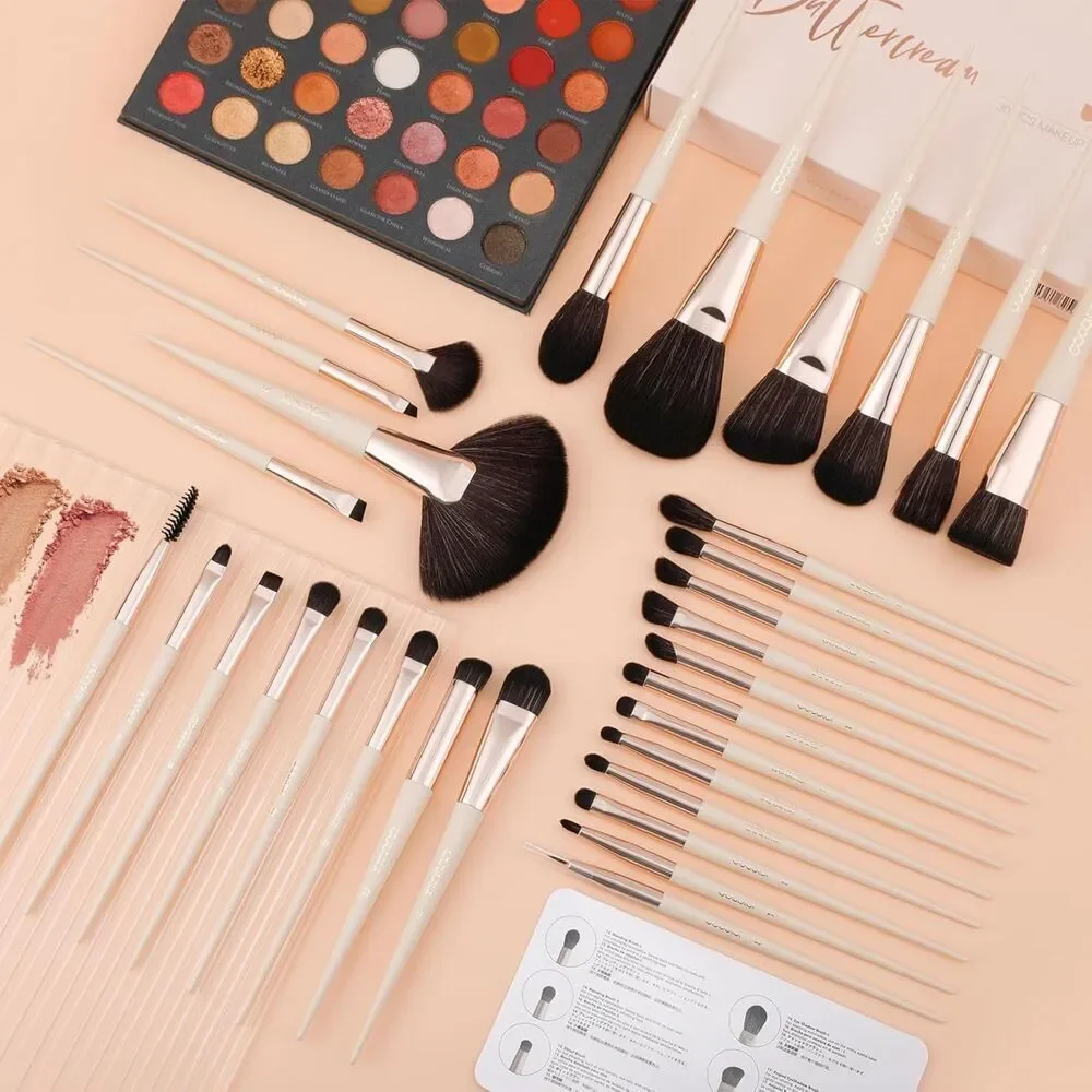 Docolor 30Pcs Professional Premium Synthetic Kabuki Makeup Brushes